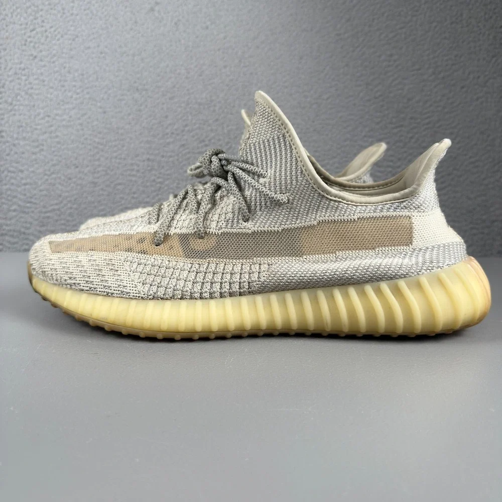 YEEZY Boost Shoes Mens 14 Beige 350 V2 Lundmark Adidas‎ Reflective Laces FU9161